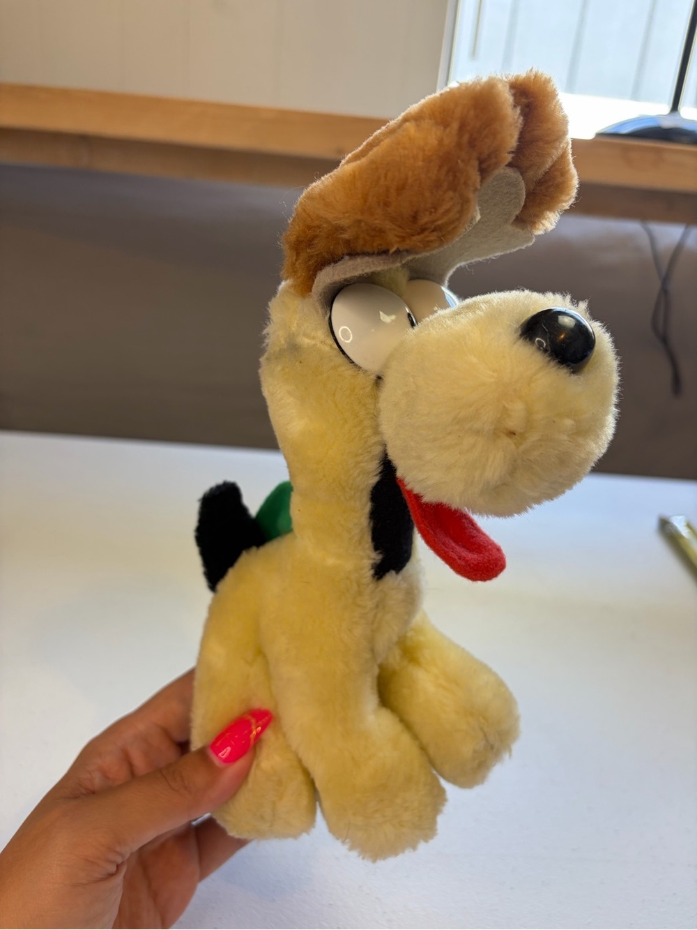 McDonald's 1978 Christmas Odie Dog Plush 9" Vintage Stuffyy Stuffed animal 80s